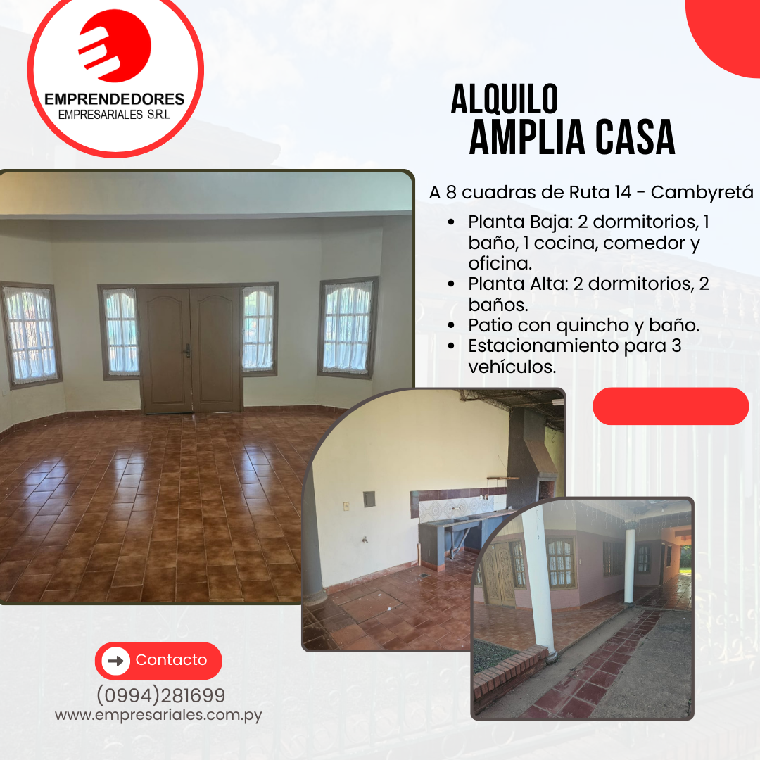 INCREÍBLE CASA EN CAMBYRETÁ